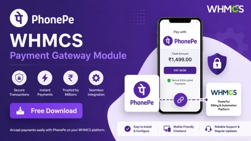 PhonePe Payment Gateway for WHMCS